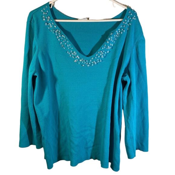 Cato Teal Top Size 22/24 - Picture 1 of 9